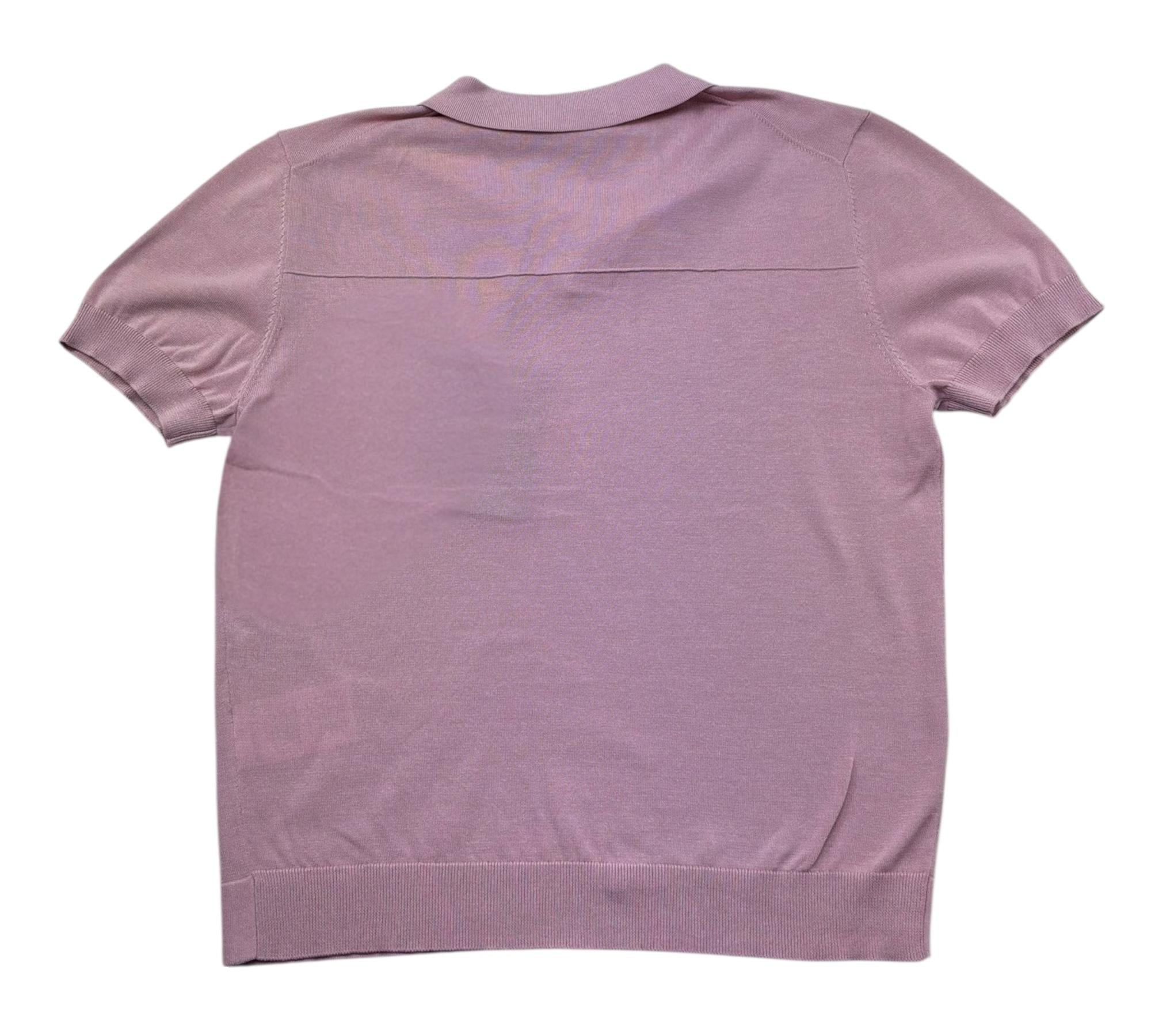 Paolo Pecora Polo Mezza Manica Tinta Unita In Maglia per Bambino PP4277 ROSA PAOLO PECORA 