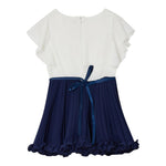 Liu Jo Abito Bicolore Mezza Manica Velato per Bambina KA5133J BIANCO/BLU LIU JO 