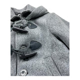 NEVER TOO cappotto tinta unita con cappuccio Grigio per Neonato NT1384N GRIGIO NEVER TOO 