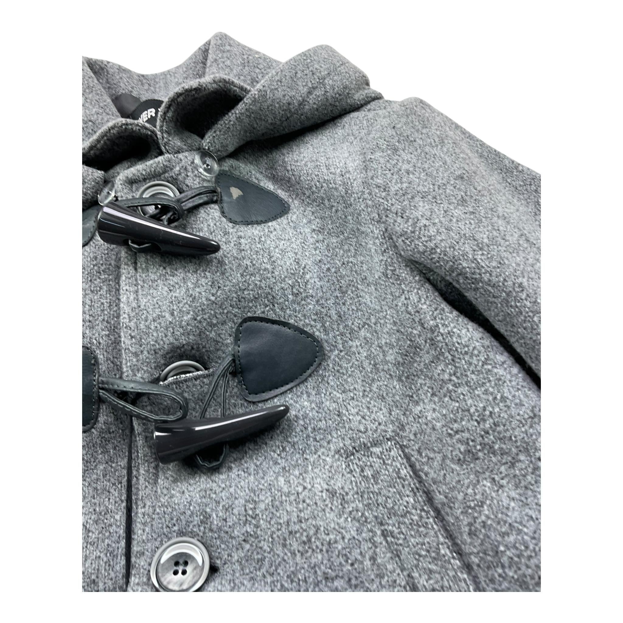 NEVER TOO cappotto tinta unita con cappuccio Grigio per Neonato NT1384N GRIGIO NEVER TOO 