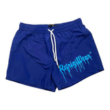 Refrigiwear Plain Swimsuit With Blue Logo Print For Boys
