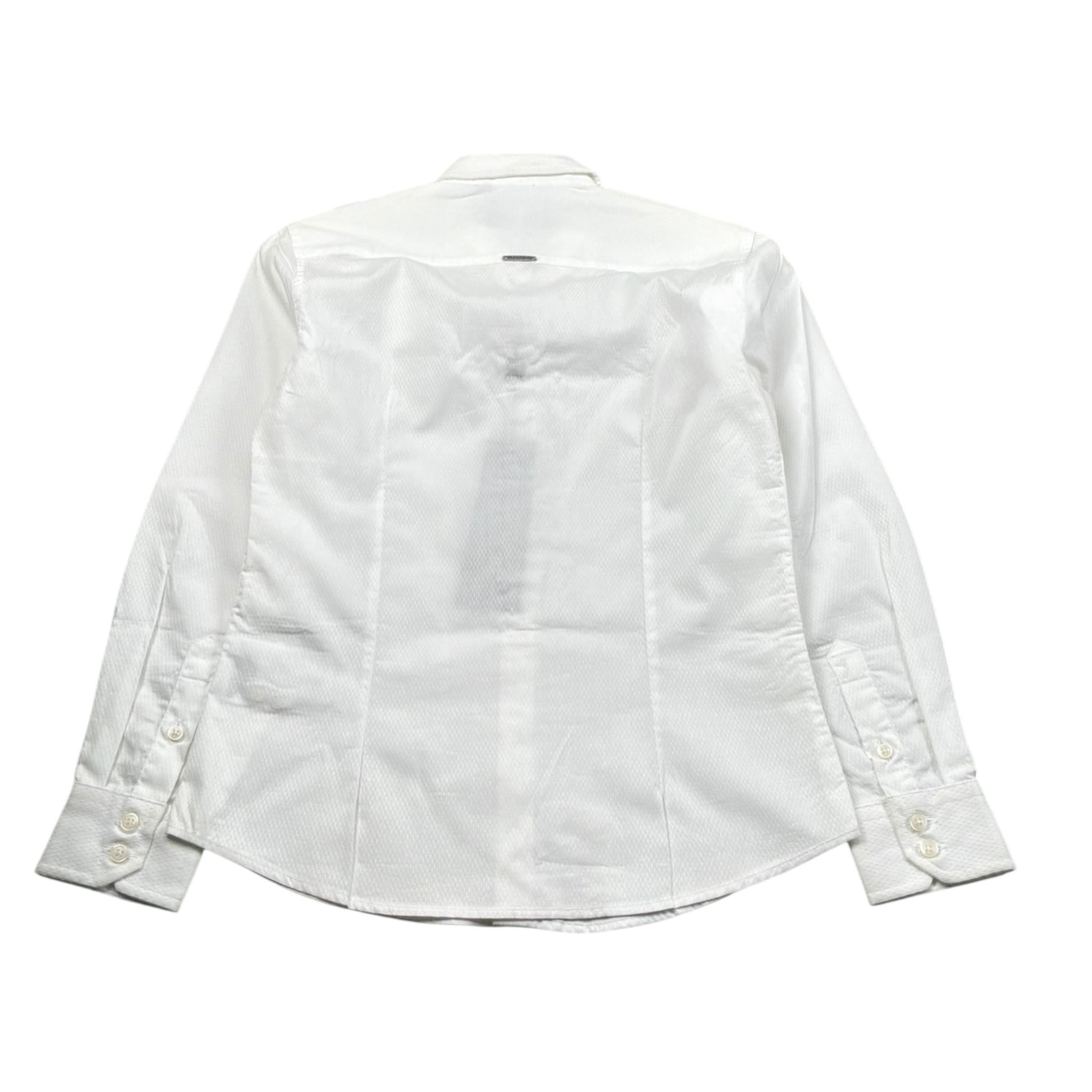 Antony Morato Camicia Tinta Unita Manica Lunga per Bambino MKSL00231 BIANCO ANTONY MORATO 
