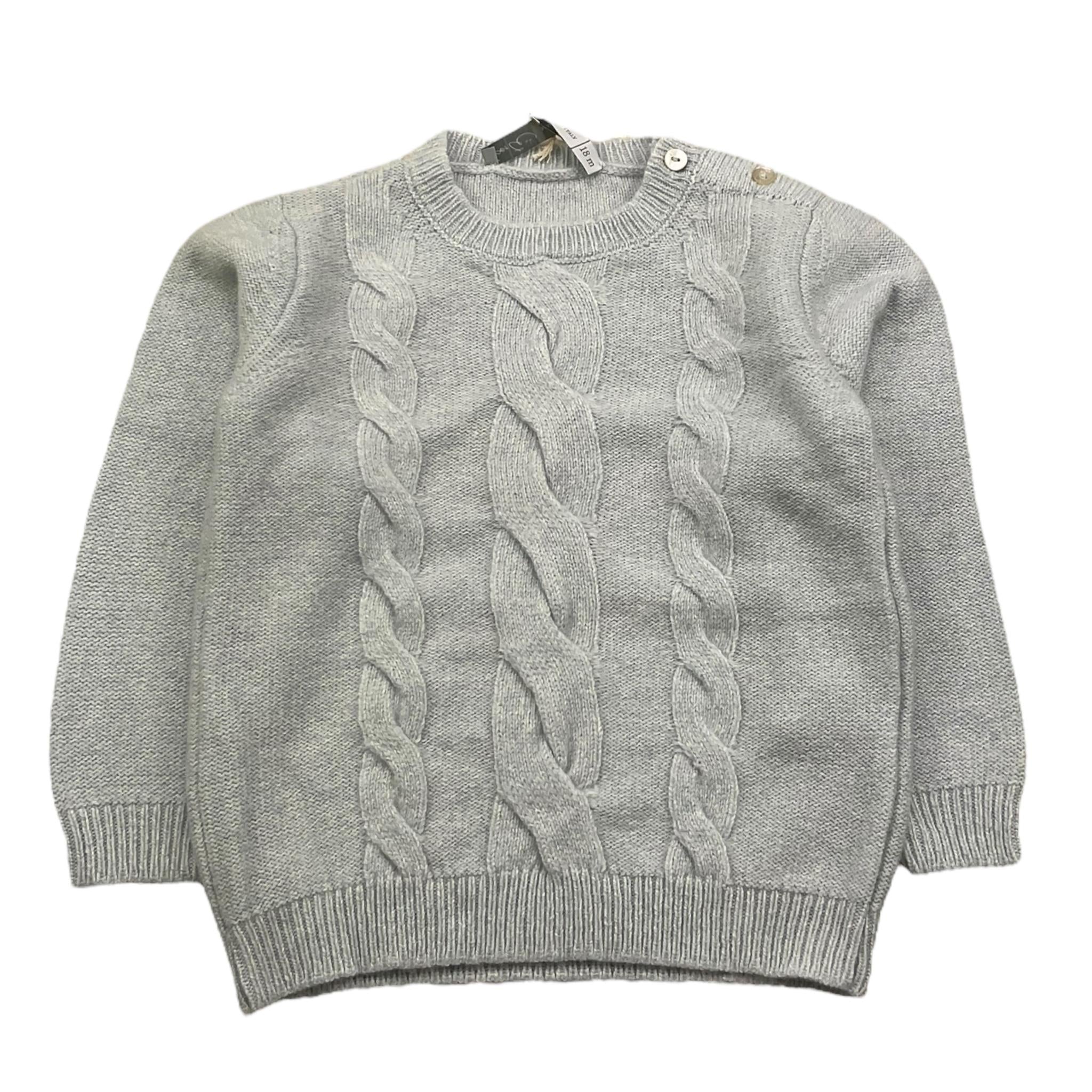 PER TE maglia girocollo tinta unita Azzurro per Neonata 44596N AZZURRO PER TE 