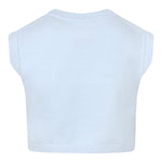 Billieblush Maglia Giromanica Tinta Unita con Paillettes per Bambina U20932 AZZURRO BillIEBLUSH 