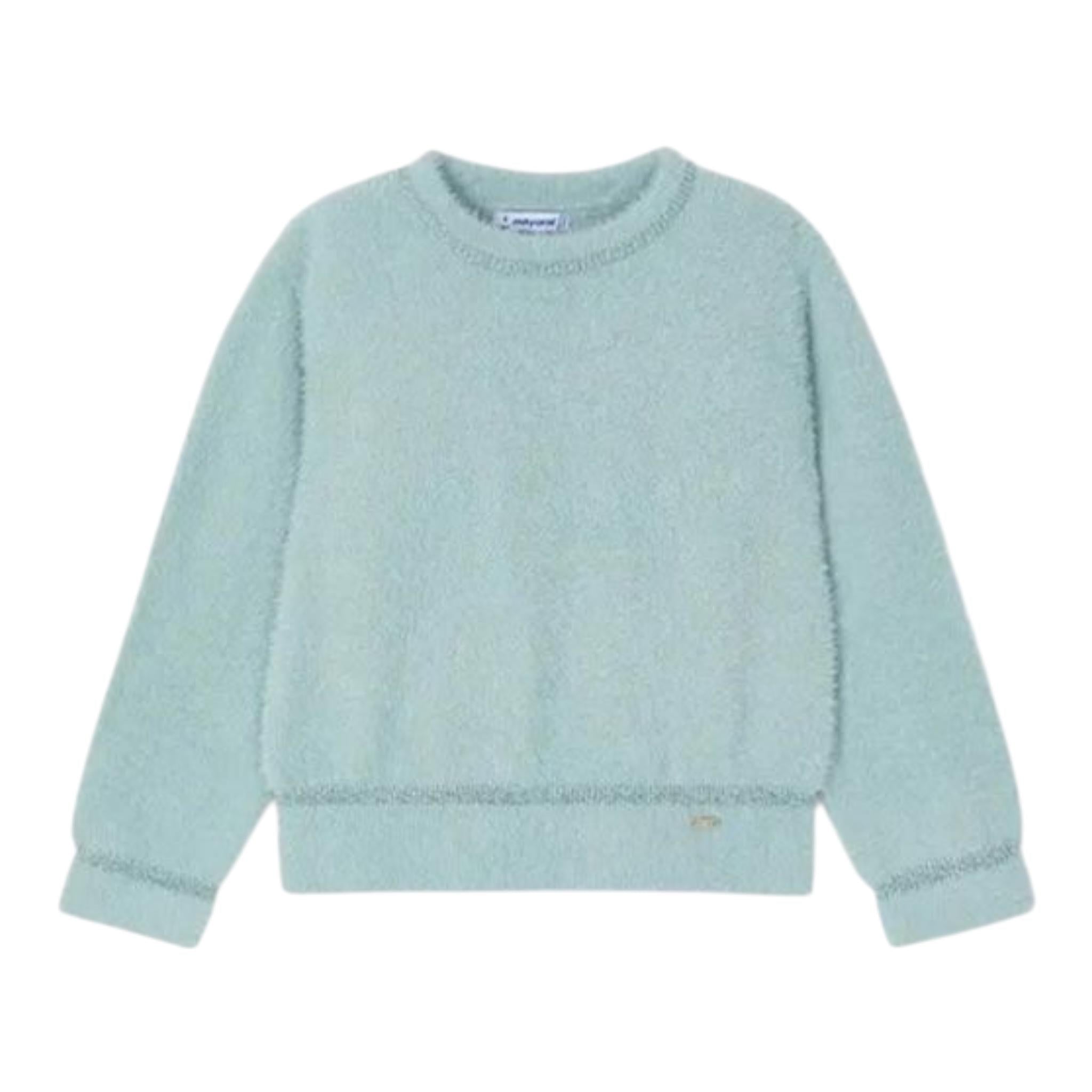 MAYORAL maglia girocollo tinta unita Verde per Bambina 4353X VERDE MAYORAL 