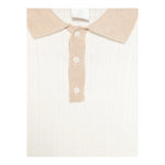 Eleventy Polo Mezza Manica Tinta Unita per Bambino EW9P01 PANNA ELEVENTY 