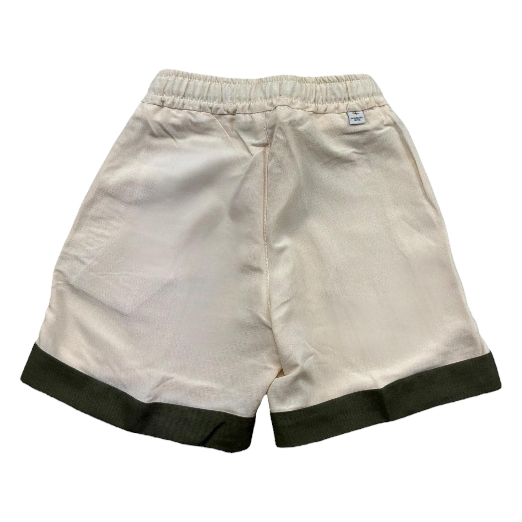 Manuel Ritz Completo 2 Pezzi Camica-Bermuda per Neonato MR3083 VERDE MANUEL RITZ 