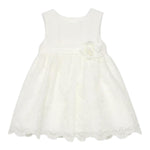 Abel & Lula Abito Cerimonia Tinta Unita con Ricami per Neonata 5013 BIANCO ABEL & LULA 