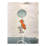 Valentina Bebes 2 Piece Set T-Shirt-Bermuda White For Newborn