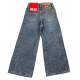 Diesel Jeans Solid Color Palazzo Model Blue For Girls