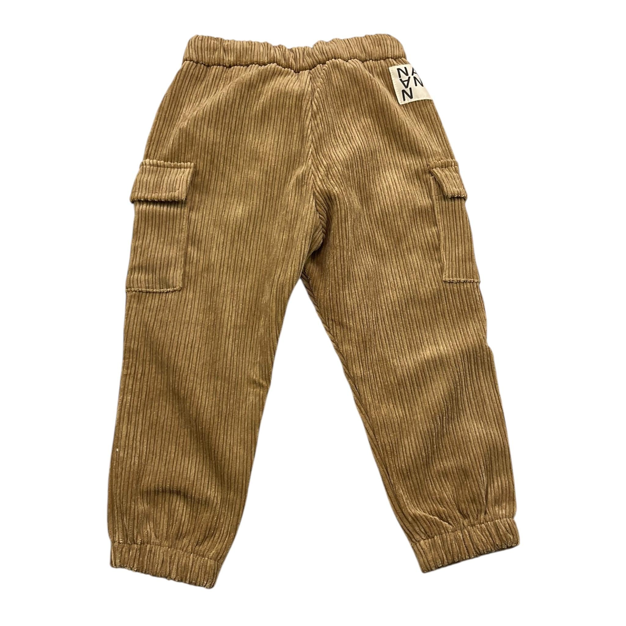 NANAN pantalone tinta unita cn elastico in vita Cammello per Neonato I2213624BE CAMMELLO NANAN 