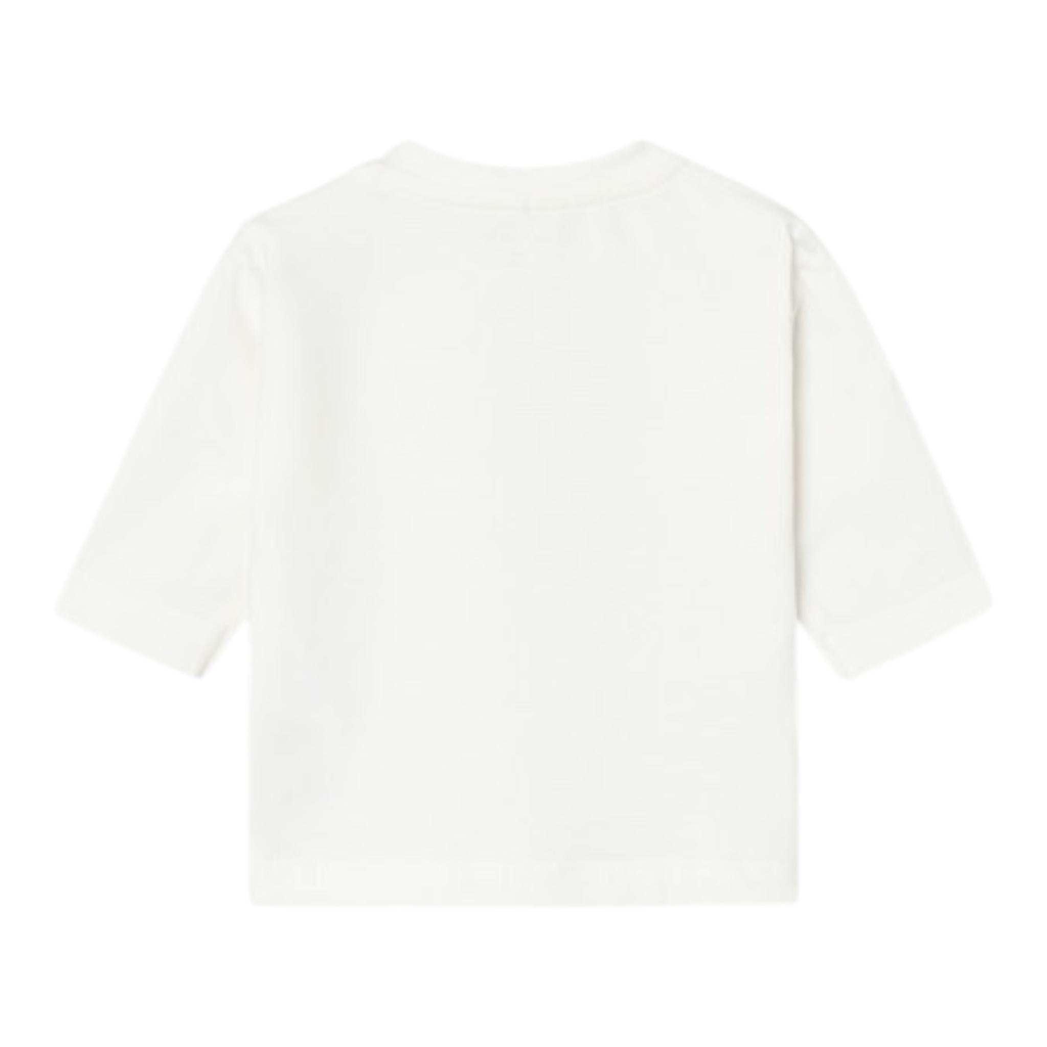 NAME IT shirt tinta unita girocollo con stampa Bianco per Neonata 13233403 BIANCO NAME IT 