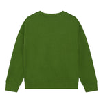 MICHAEL KORS felpa chiusa girocollo tinta unita cn logo Verde per Bambina R15212 VERDE MICHAEL KORS 
