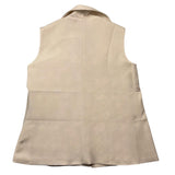 Fun &amp; Fun Beige Solid Color Vest For Girls