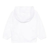 Moschino Giubbino Tinta Unita con Zip E Cappuccio per Neonato MUS02W BIANCO MOSCHINO 