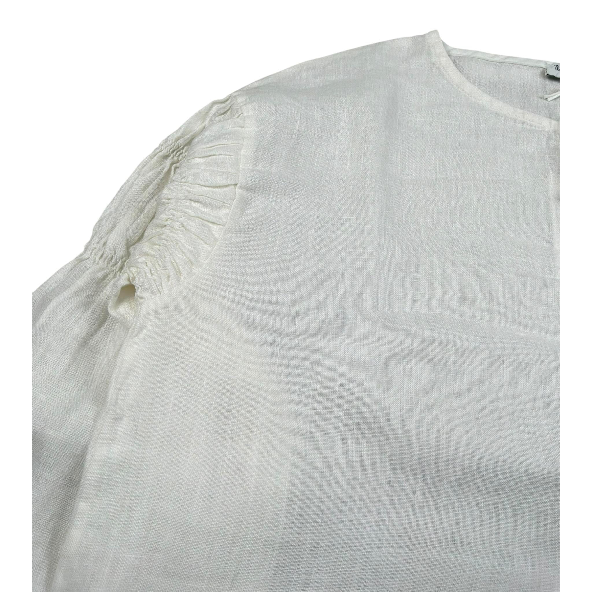 Il Gufo Camicia Manica Lunga Tinta Unita per Bambina P25CL253L6006 PANNA IL GUFO 