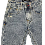 Daniele Alessandrini Jeans Solid Color with Light Blue Gradient Wash for Boys