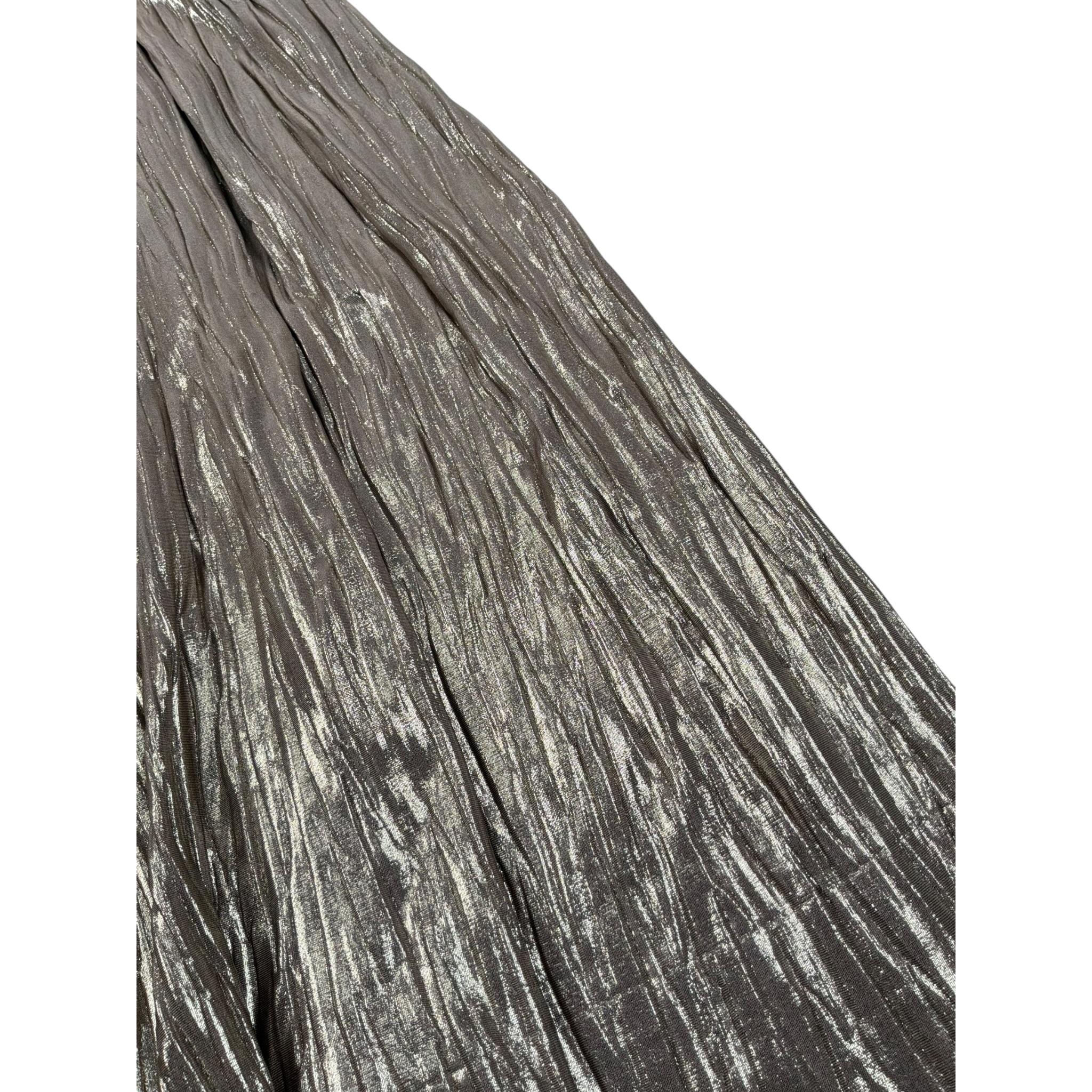 Magil Pantalone Tinta Unita Modello A Palazzo per Neonata FN25175N BRONZO MAGIL 