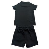 John Richmond Completo 2 Pezzi Canotta-Bermuda Tinta Unita per Neonato RIP26006CJ NERO JOHN RICHMOND 