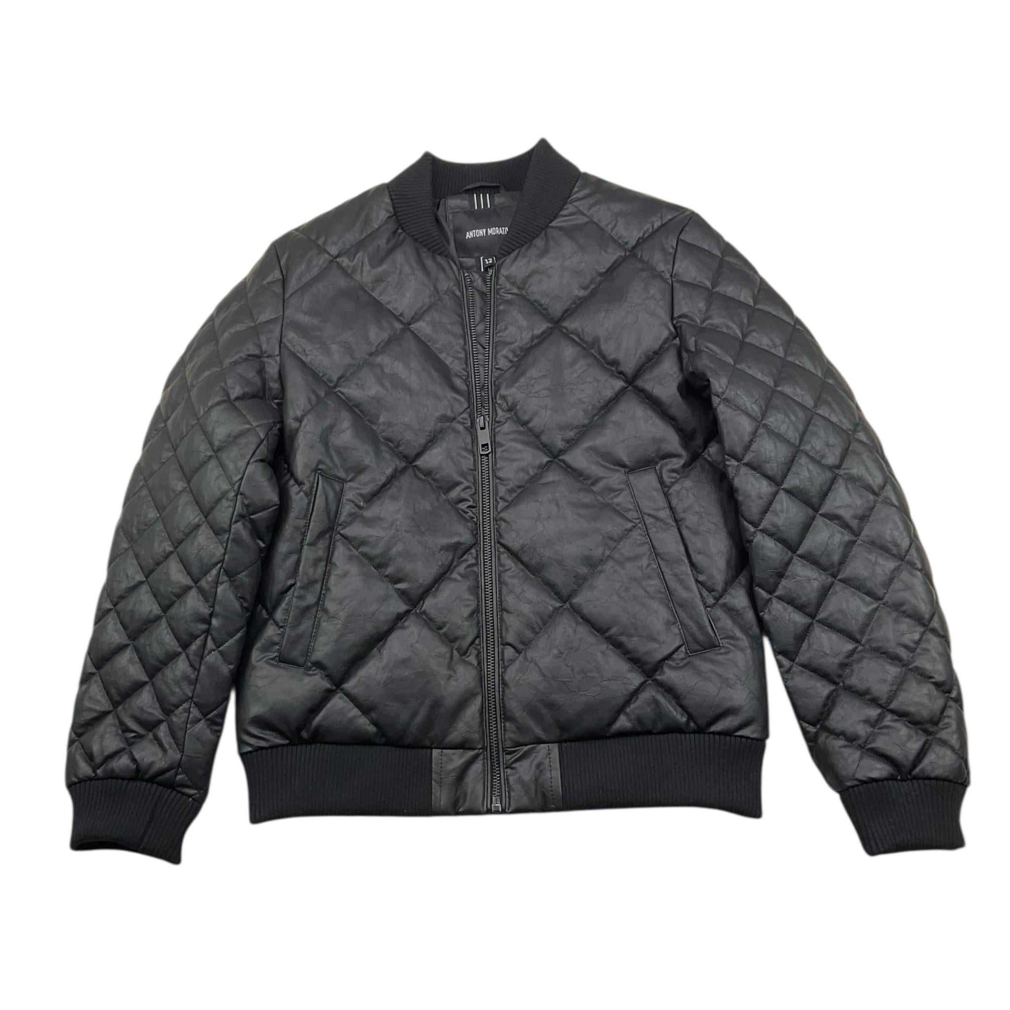 ANTONY MORATO giubbino tinta unita con colletto e zip Nero per Bambino MKCO00248 NERO ANTONY MORATO 