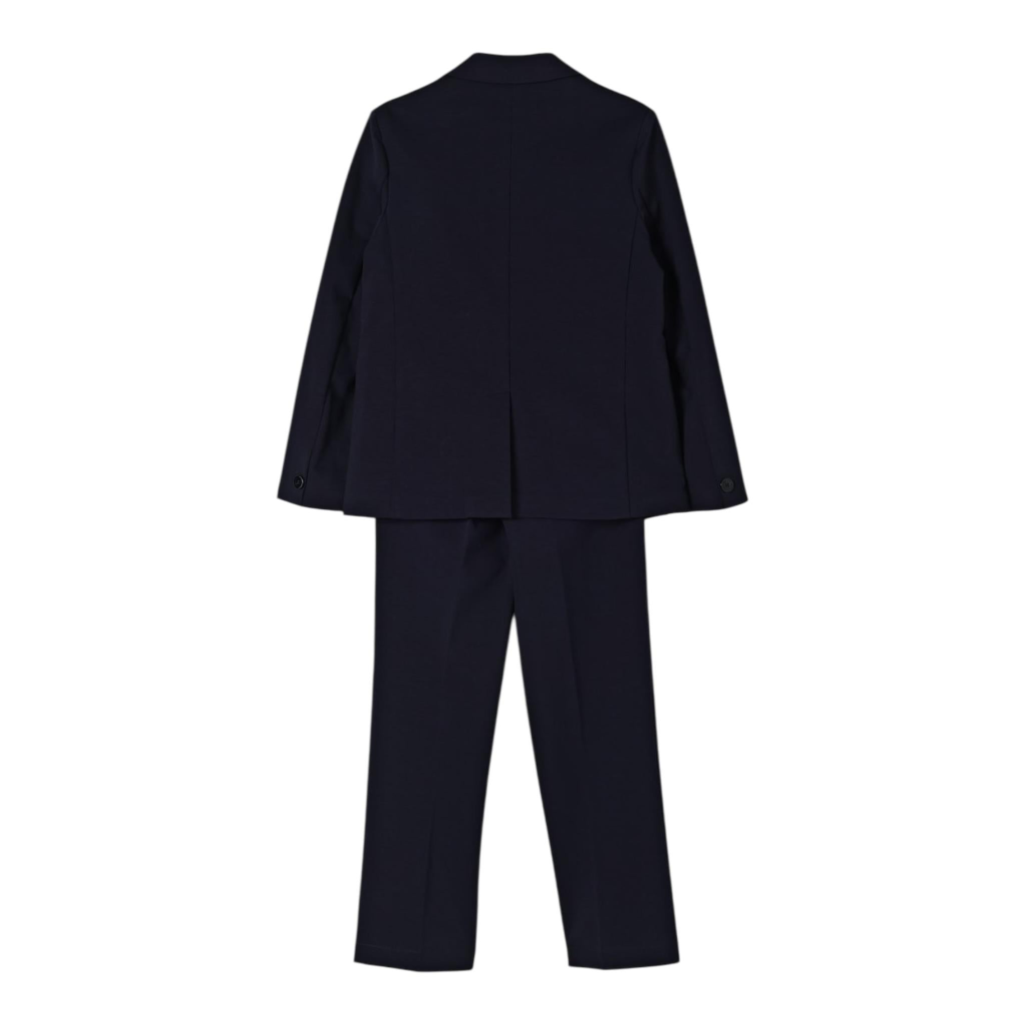 Paolo Pecora Completo 2 Pezzi Giacca-Pantalone Tinta Unita per Bambino PP3897 BLU PAOLO PECORA 