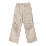 Twinset Plain Trousers With Elastic Waist Beige For Girls