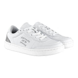 Acbc Sneakers Solid Color With Contrast Prints White/Silver For Girls
