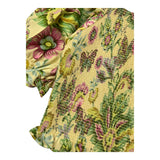 Fun &amp; Fun Top Half Sleeve Green Fantasy Print for Girls