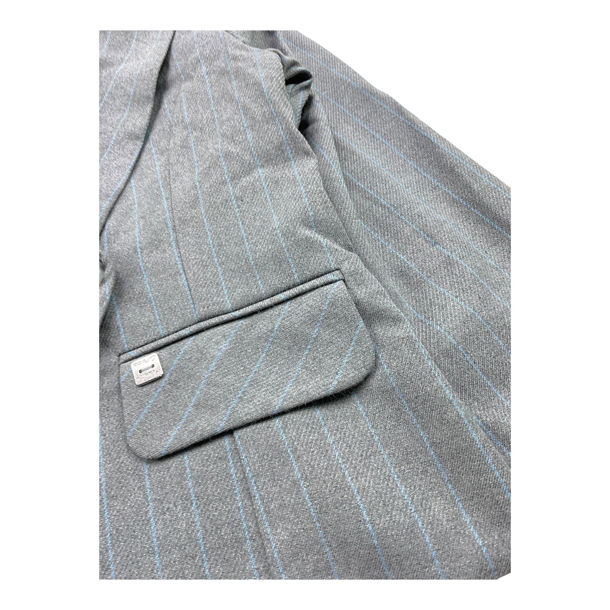 MANILA GRACE giacca tinta unita con fantasia a righe e cappuccio Grigio per Bambina MFJF24J128X GRIGIO MANILA GRACE 