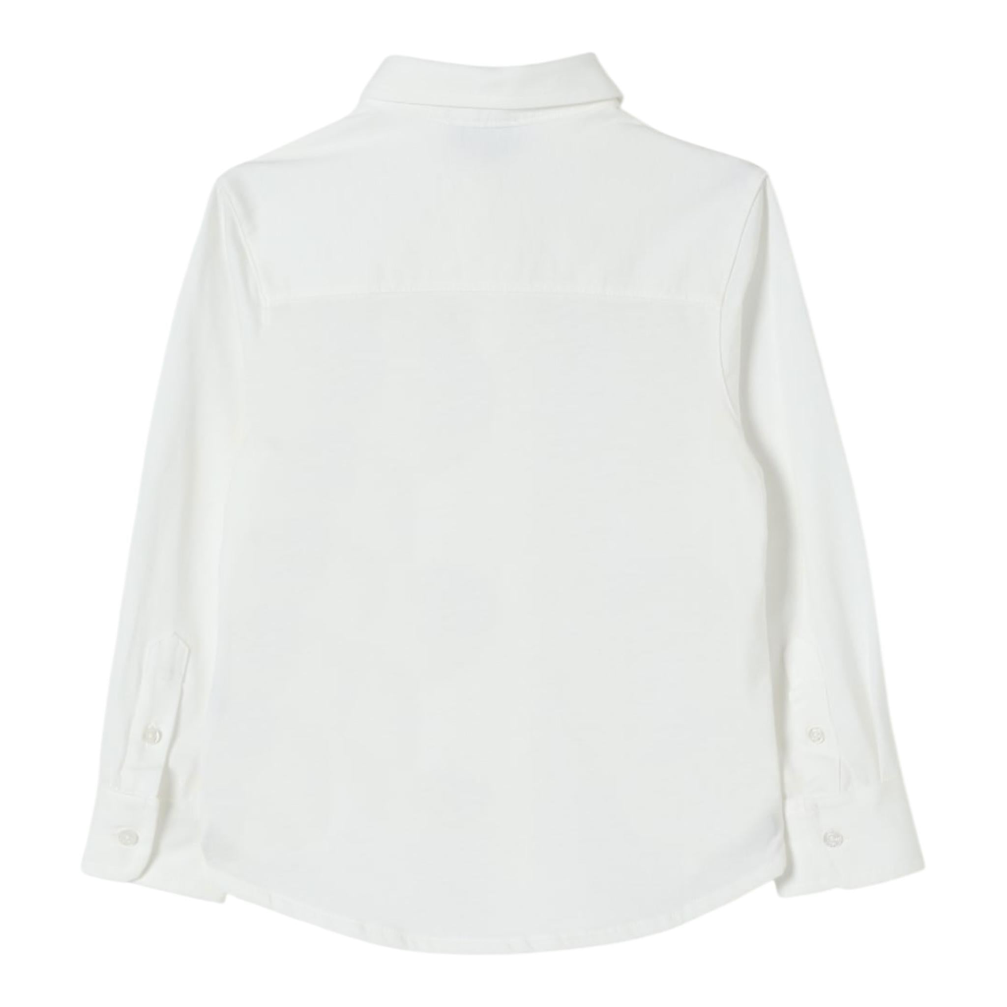 Fay Camicia Tinta Unita Manica Lunga per Bambino FW5Q20 BIANCO FAY 