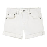 Levi'S Short Tinta Unita con Girovita Regolabile per Bambina 4EH272 BIANCO LEVI'S 