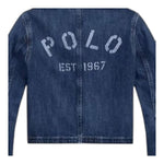 Ralph Lauren Giubbino In Denim Tinta Unita con Bottoni per Bambino 313957660001 BLU RALPH LAUREN 