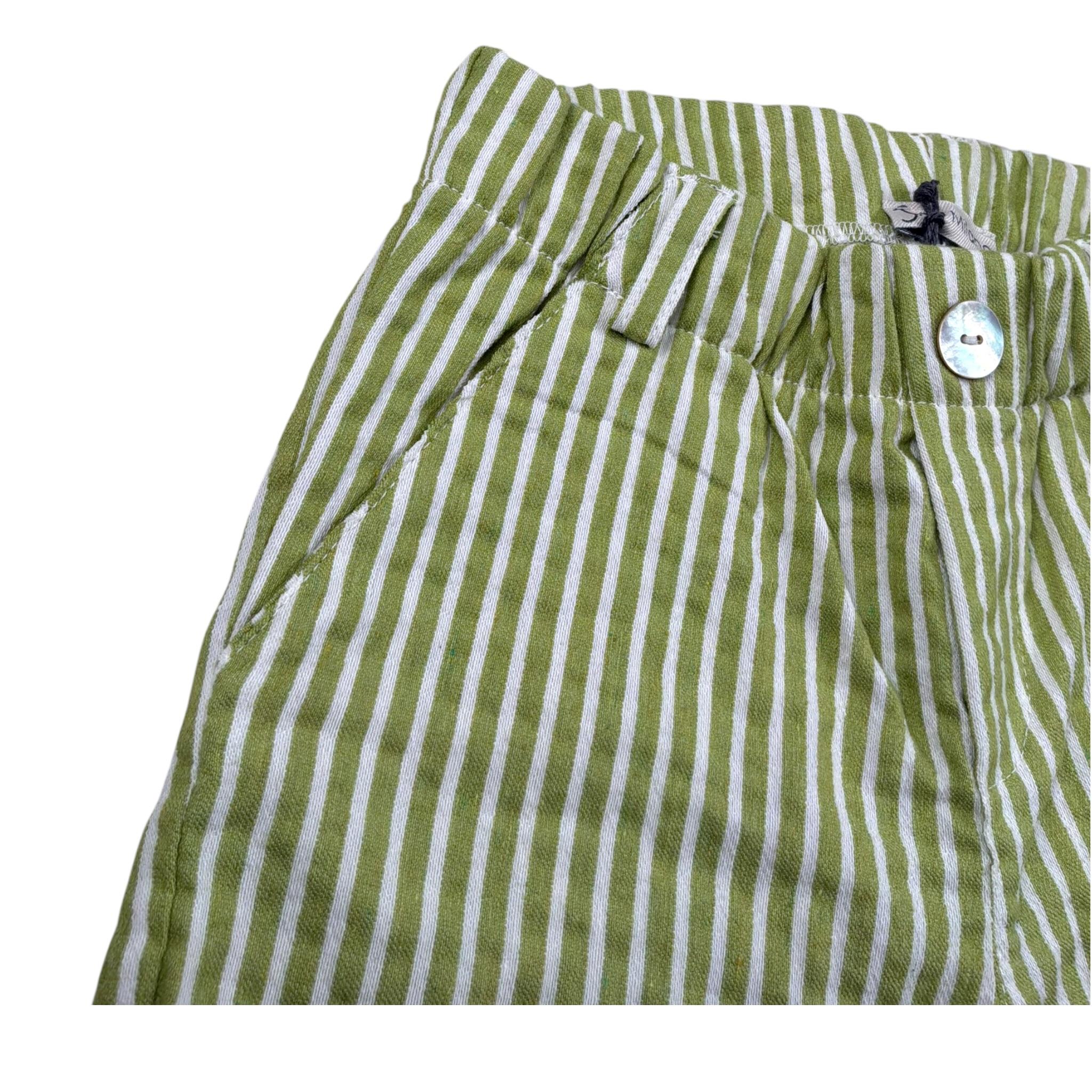 J.O. Milano Bermuda Tinta Unita Fantasia A Righe per Bambino 571M1J VERDE J.O. MILANO 