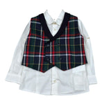 Aletta Completo 2 Pezzi Gilet-Camicia per Neonato M220422 BIANCO ALETTA 