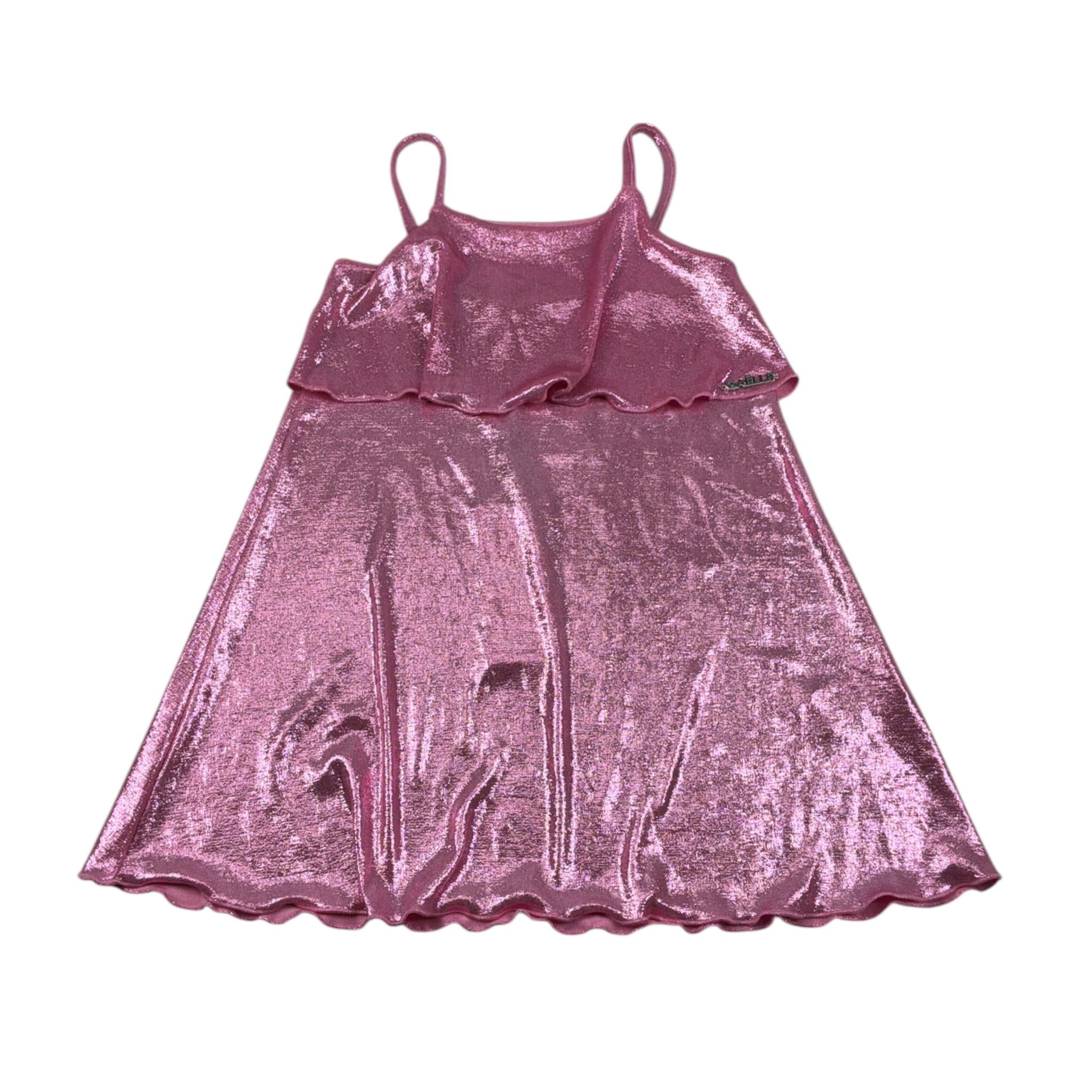 Gaelle Top tinta unita A Bretelle Rosa per Bambina 2746V00468 ROSA GAELLE 