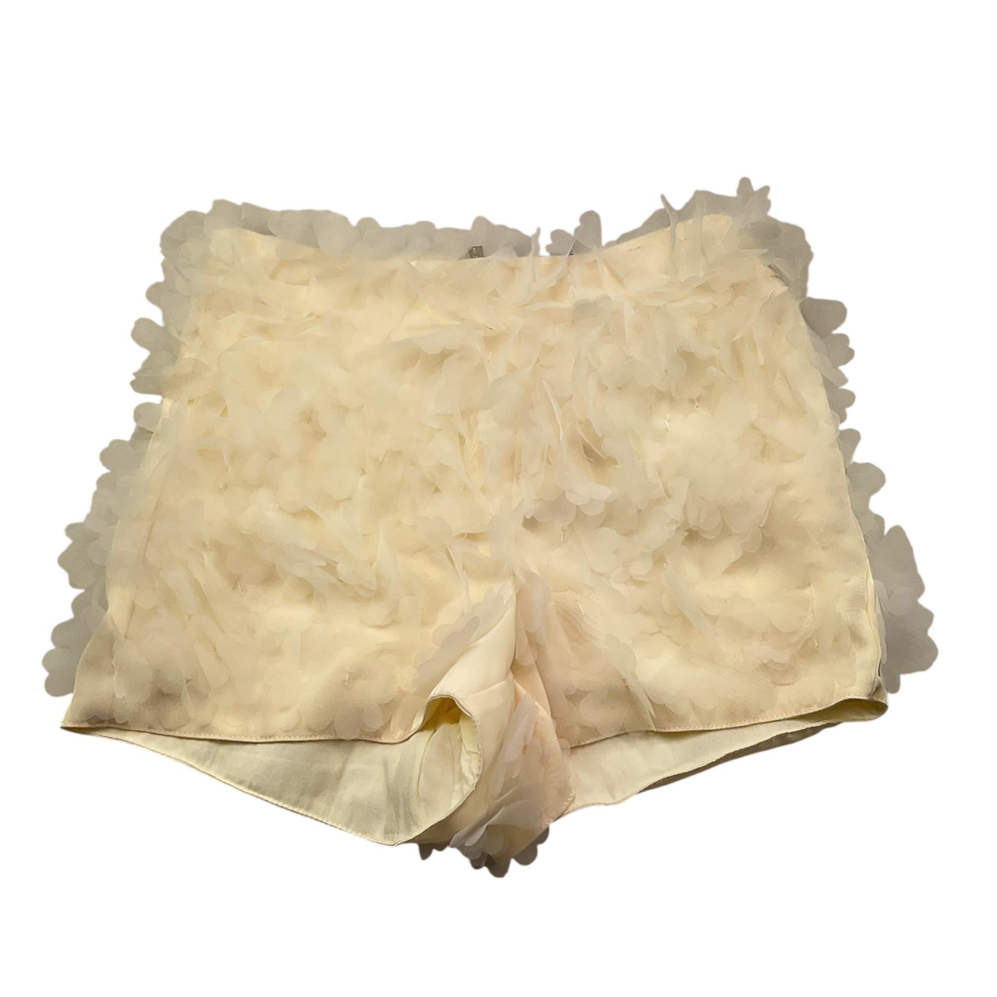 Fun & Fun Short Tinta Unita con Applicazioni Tulle per Bambina FNCBSO01048 AVORIO FUN & FUN 