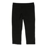 Msgm Solid Color Pants With Elastic Waist Black For Boys