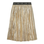 Michael Kors Gonna tinta unita con Elastico In Vita Oro per Bambina R13128 ORO MICHAEL KORS 