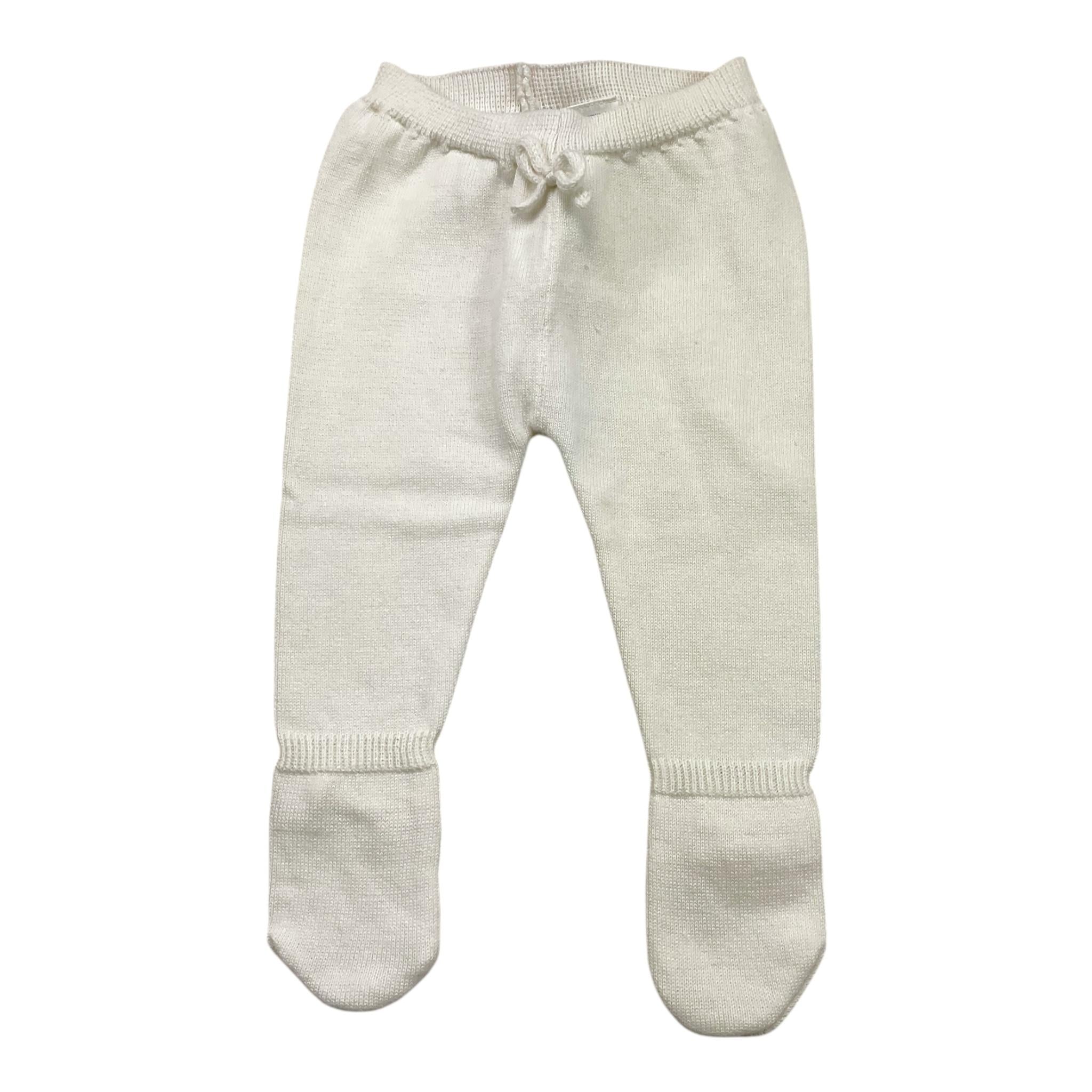 YATSI BABY completo maglia-ghettina tinta unita Bianco per Neonata 24110175 BIANCO YATSI BABY 