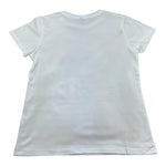 Dixie T-Shirt Girocollo Tinta Unita con Stampa per Bambina MBC0030G50 BIANCO DIXIE 