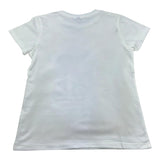 Dixie T-Shirt Girocollo Tinta Unita con Stampa per Bambina MBC0030G50 BIANCO DIXIE 