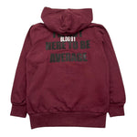 YOURS felpa con zip e cappuccio tinta unita Bordeaux per Bambino BY1477 BORDEAUX YOURS 