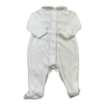 NANAN tutina tinta unita con stampa Bianco per Neonato I2401001B BIANCO NANAN 