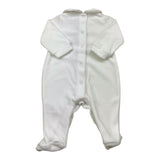 NANAN tutina tinta unita con stampa Bianco per Neonato I2401001B BIANCO NANAN 