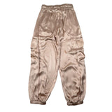 Relish Pantalone Tinta Unita con Elastico In Vita per Bambina RGP2407055008 BEIGE RELISH 