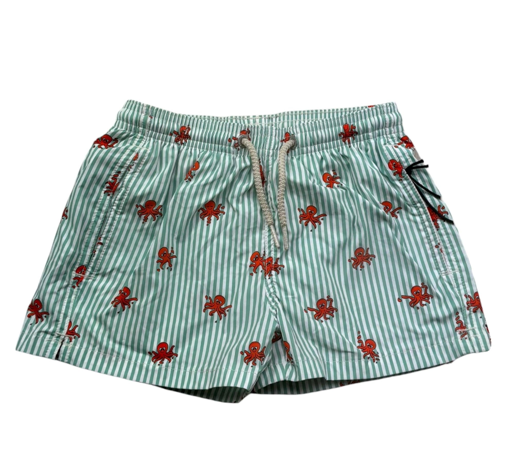 Saint Barth Costume Fantasia A Righe per Bambino OCTO BIANCO/VERDE SAINT BARTH 
