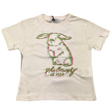 Philosophy T-Shirt Crew Neck Solid Color With Cream Print For Girls