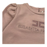 Elisabetta Franchi Felpa Chiusa con Cappuccio Tinta Unita per Neonata EGFE23N ROSA ELISABETTA FRANCHI 