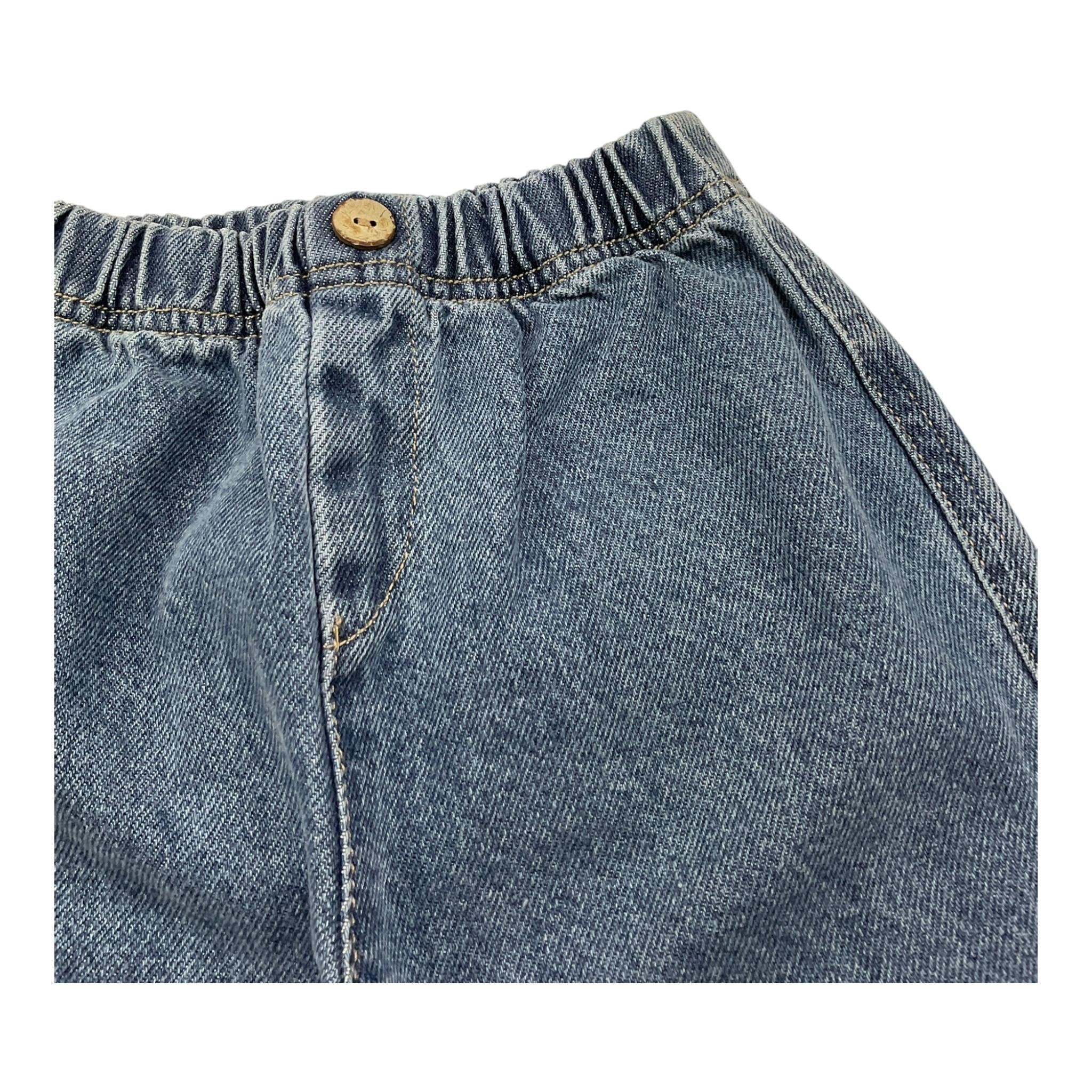 PLAY UP jeans tinta unita con elastico in vita Blu per Neonato PA011AP11608 BLU PLAY UP 