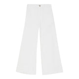 Liu Jo Jeans Tinta Unita Modello Palazzo per Bambina GA5091 BIANCO LIU JO 